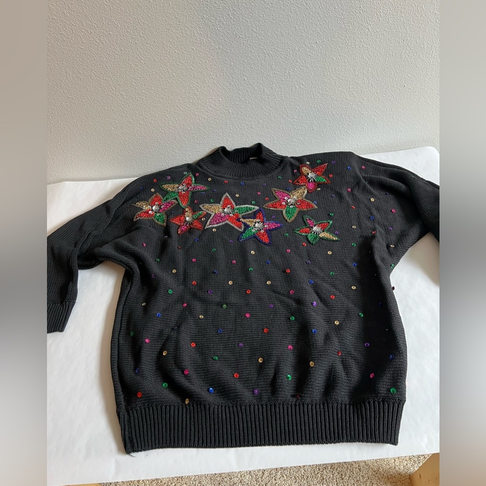 Vintage Shenanigans‎ sequin sweater M